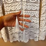 PQ Swim Water Lily Noah Lace Mesh Bell Sleeve Tunic White Size undefined Photo 6