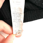 John Galt  one size‎ black ribbed tank top slightly cropped fitted sleeveless Photo 3