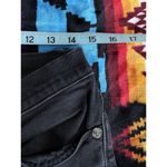 Rock & Republic Kendall Black Crop Denim Jeans Size 12 Mid Rise Pockets Zip Logo Photo 6