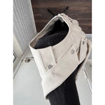 Anthropologie  Faux Leather Cropped Moto Vest Small layered gothic classic boho Photo 4