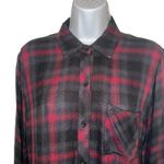 Rails Button Down Hunter Scarlet Ash Black Pocket Casual Shirt EUC Small Photo 2