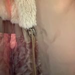 Guess Women’s Beige Moto Trench Coat Faux Fur and Amber Quilted Lining XS NWT Photo 9