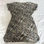 Tommy Bahama Tommy Bahamas Womens Floral Tropical Short-Sleeve Dress Tie Pockets Black Photo 8