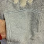 Cozy Gray Hoodie with Daisy Patch White Photo 2