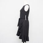 Calvin Klein . Women's Scuba-Crepe Belted Ruffle Mini Dress. New! Photo 5