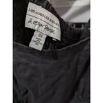 & Other Stories & Other stories black linen mini dress size 6 Photo 3