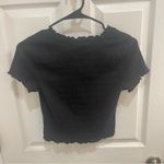 Wild Fable  Lettuce Trim V-Neck Shirt Photo 2