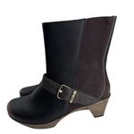 NAOT REFLECT Brown Mid Calf Boots Women's Size EU 38‎ US 7 Side Zipper Photo 2