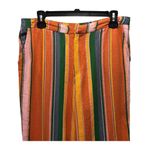 Free People  Paz Striped Pants Size 8 Cropped Wide Leg Photo 5
