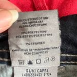 SILVER Suki Capri Womens Jeans Sz W27 Midrise Denim Dark Wash Stretch Blue Photo 9