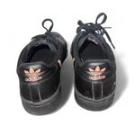 Adidas  Continental 80 Women Black Leather Pink Accent Sneakers Shoes Size 8 Photo 1