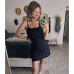 Spanx  Get Moving Black Rib Tank Dress Size Small Photo 1