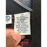 Sun River Clothing Co Vest Medium Plaid Black Button Up Sleeveless Vintage 90s Photo 4