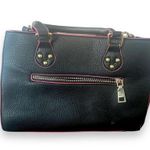 Bebe  Purse Shoulder Y2K Steam Punk Witchy Grunge Goth Emo Black Pink Bar… Photo 5