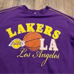 Nba Los Angeles LA Lakers Sweatshirt WOMEN'S XL Pullover Crewneck Purple Soft Photo 3