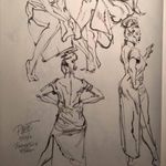 2X ML Gold black shimmer kimono slit costume dress Size XXL Photo 5