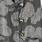 Dahlia Cupcake print vest lagenlook pockets Black size Large Photo 3