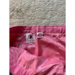 CJ Laing 100% linen pink alligator palm tree Skirt Size 2 Pink Photo 3