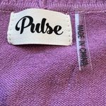 Pulse The  Boutique Open Cardigan Sweater Medium Purple Photo 1