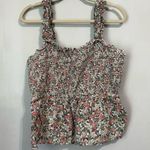 Old Navy  Floral Smoked Ruffle Tank Top Size XL Photo 0