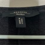 Max Mara Weekend Fit & Flare Jersey Dress L Charcoal Gray Minimalist Workwear Photo 6