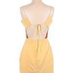 NBD  Yellow Strappy Backless Dress xs Photo 1