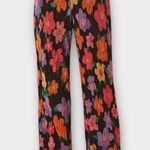 NWOT. 2 Piece Floral Pant Set with Button Down Top Red Photo 2