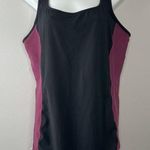 LUCY Burgundy Black Workout Yoga Athletic Mesh Tank Top Size undefined Photo 0