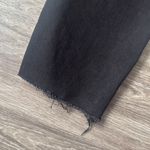 Tahari  Black Denim Pants Women’s Jeans Raw Hem Mid-rise Slim Straight 16/33 Photo 4