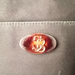 Silver Blue USA Black Nylon Shoulder Bag Tortoise Chainlink Strap Vintage Y2K Photo 4