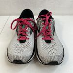 Brooks Ghost 11 Womens 10 Sneakers White Black Pink Running 1202771B192 Shoes Photo 4