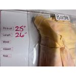 Free People We The Oversized V-Neck Top Sz S Tie Dye Yellow Pink Distressed Boho Photo 5