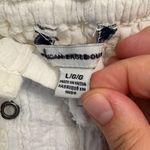 American Eagle  Smocked Tube Crop Top Eyelet Strapless Ruffled White Size Large Photo 2