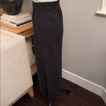 Free People  Linen Blend Freya Black Knit Sweater Slouchy Balloon Pants SZ XL Photo 5