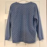 kim rogers Kim Rodgers Women’s Blue Polkadot Sweatshirt Size Large Photo 1