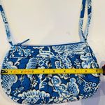 Vera Bradley Blue and White Floral Crossbody Bag Mint Condition H 5.3 * W 9.3 Photo 4
