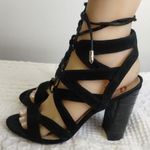 Sam Edelman Women's Black Shoes/Strappy/ Chunky Heels 3.75" Size 7.5 SKU 2151 Photo 3