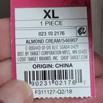 Xhilaration almond ribbed striped pull on bodysuit size xl Photo 9