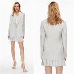 Wilfred Aritzia Margaux Blazer in Heather Cloud White Size 8 Photo 1