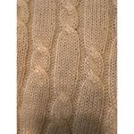 Studio Works Women's Ivory Cable Knit Turtleneck Sweater Size M Photo 7