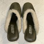 Aerosoles   Green Slip on Leather/Suede Mule Shoes (Size 6.5M) Photo 6