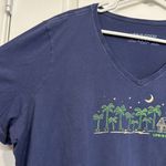 Life is Good Women's  V-Neck Graphic Shirt Palm Trees Tiki Hut Size XXXL GUC Photo 2