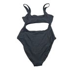 Aerie  One Piece Swimsuit Cheeky Cutouts Square Neck Black S Photo 1