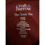 Croft & Barrow Red Holiday Classic T-shirt "Warm Wishes" Red PXXL TOP New Photo 3