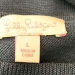 Lilly Pulitzer  Helena Sweater Dress Navy Blue Size Large Merino Wool EUC Photo 8