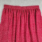 SheIn Curve Womens Skirt 1XL Red White Polka Dot A Line Holiday Christmas Pleats Photo 7