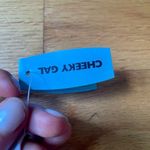 Cupshe Palm leaf green and white triangle bikini top Women’s Size Small Photo 12