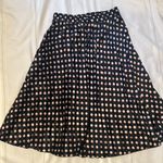 ZARA  Black and Pink Polka Dot Skirt Photo 3