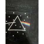 Pink Floyd  Women Jeans Short Size Large Black Rock Band Rainbow Photo 4
