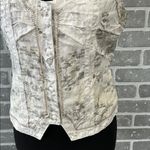 Anthropologie  Tiny Duck Floral Print Ruffled "Tussle And Bustle Vest" Top Size 0 Photo 2